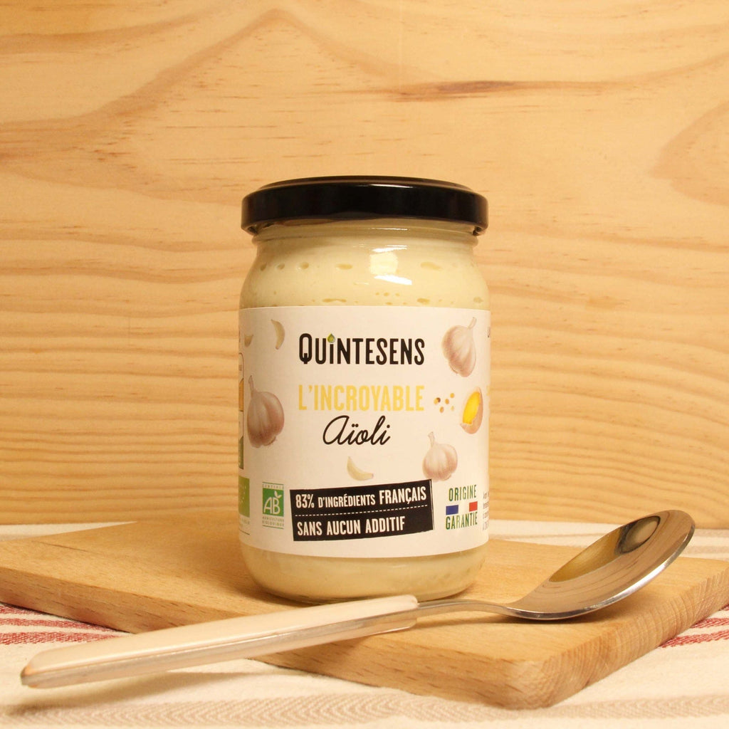 Sauce Aïoli BIO - 180g Quintesens vrac-zero-dechet-ecolo-toulouse
