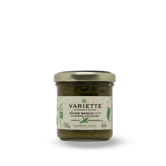 Sauce basilic citronnelle BIO - 135g Variette vrac-zero-dechet-ecolo-toulouse