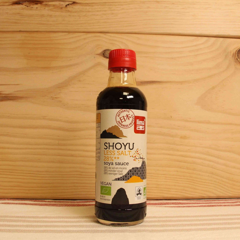 Sauce soja et froment shoyu 28% de sel en moins BIO - 25cl Lima vrac-zero-dechet-ecolo-toulouse