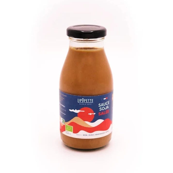 Sauce soja salée française BIO - 260ml Maison Lipopette vrac-zero-dechet-ecolo-toulouse