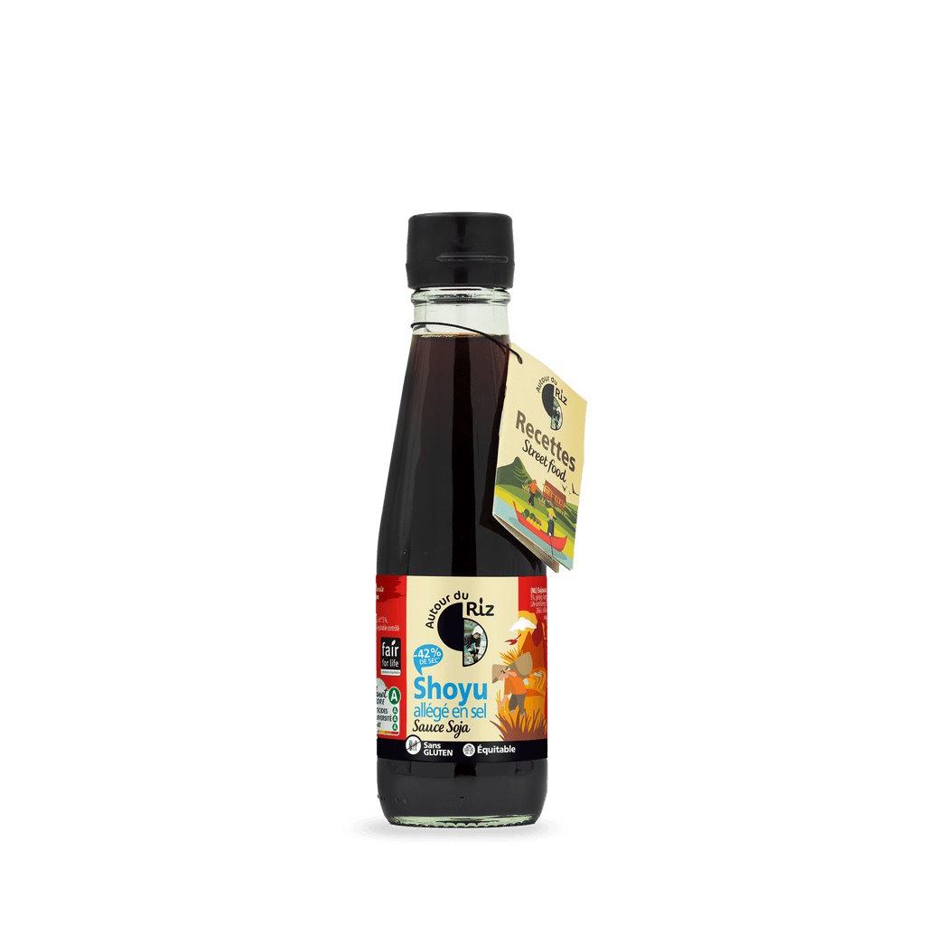 Sauce soja shoyu allégé en sel BIO - 200ml Autour du riz vrac-zero-dechet-ecolo-toulouse