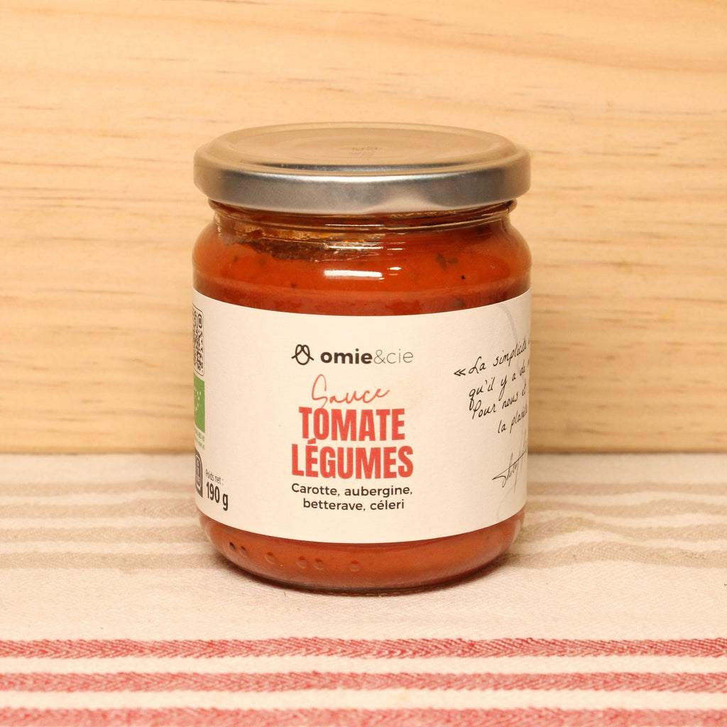 Sauce tomate aux légumes - 190g Omie vrac-zero-dechet-ecolo-toulouse