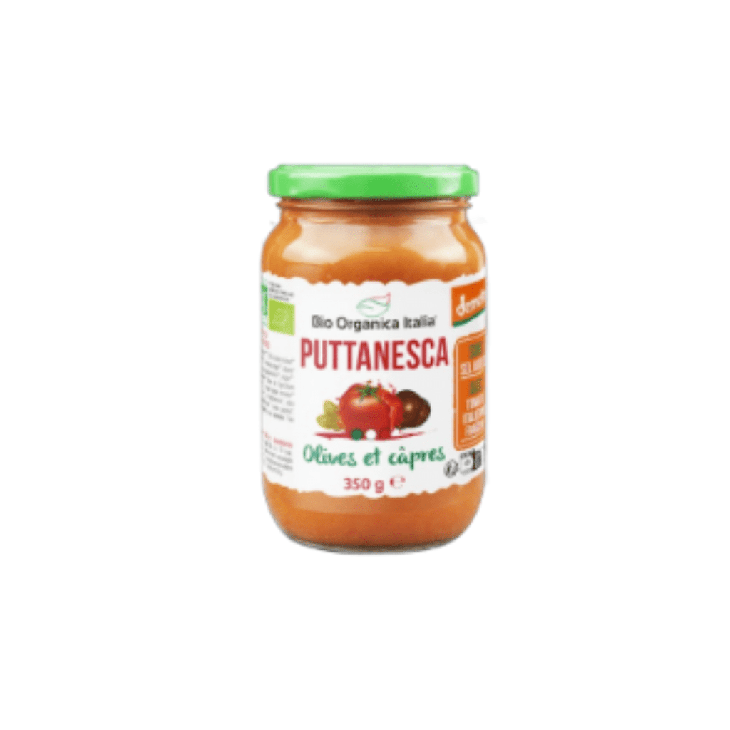 Sauce tomate puttanesca BIO - 350g Bio Organica Italia vrac-zero-dechet-ecolo-toulouse