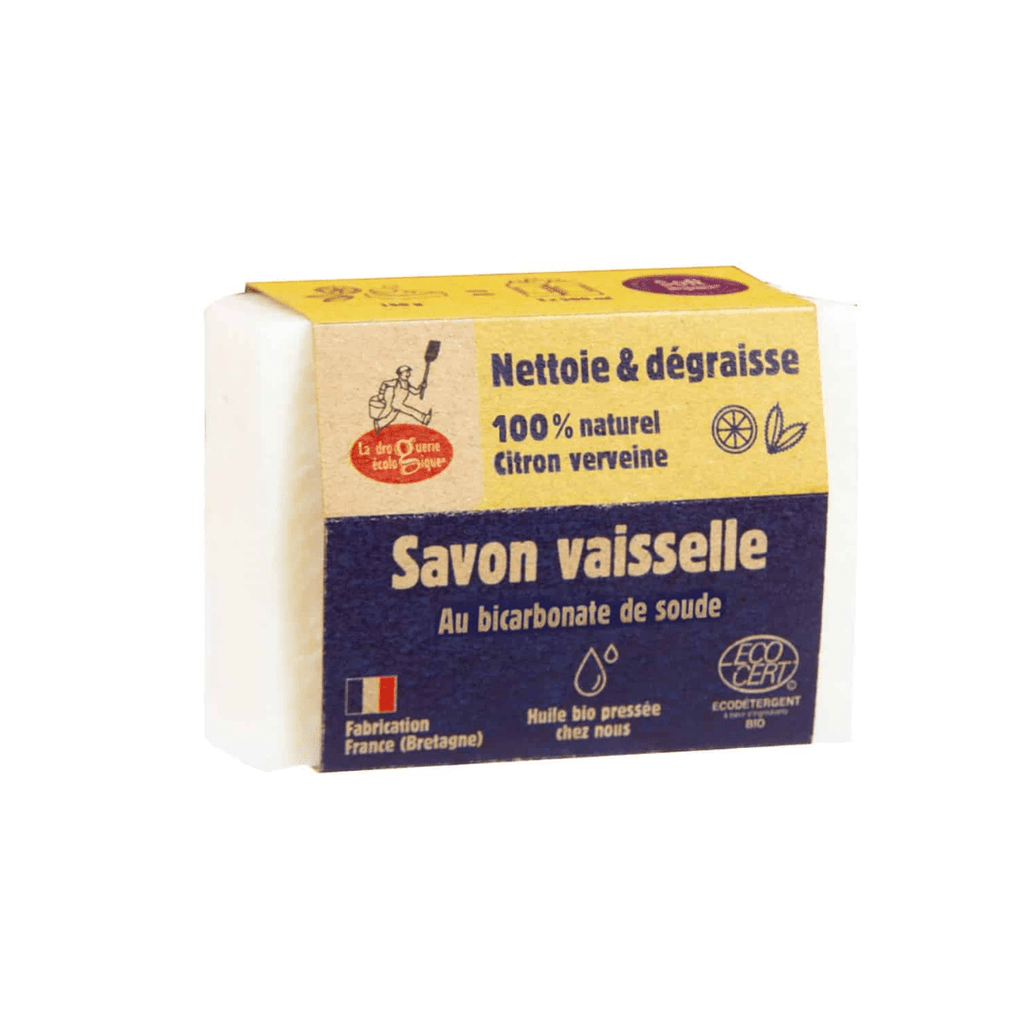 Savon vaisselle bicarbonate Citron - 150g La droguerie écologique vrac-zero-dechet-ecolo-toulouse