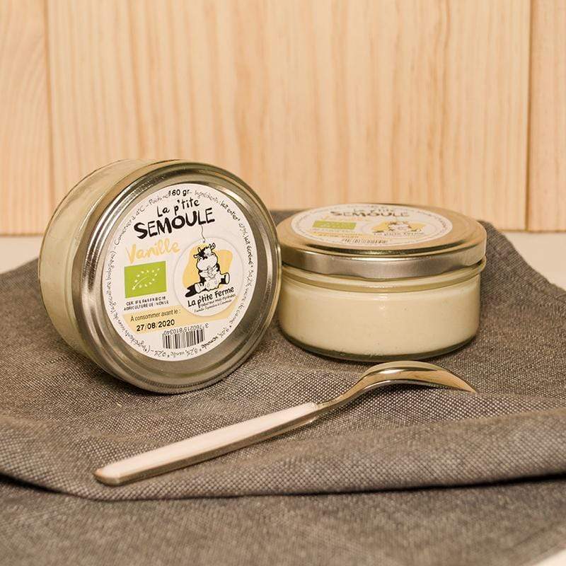 Semoule au lait vanille BIO - 160g La p'tite ferme vrac-zero-dechet-ecolo-toulouse