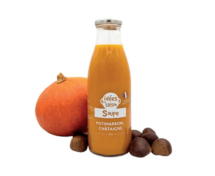 Soupe potimarron et châtaigne BIO - 75cl Idées de Saisons vrac-zero-dechet-ecolo-toulouse