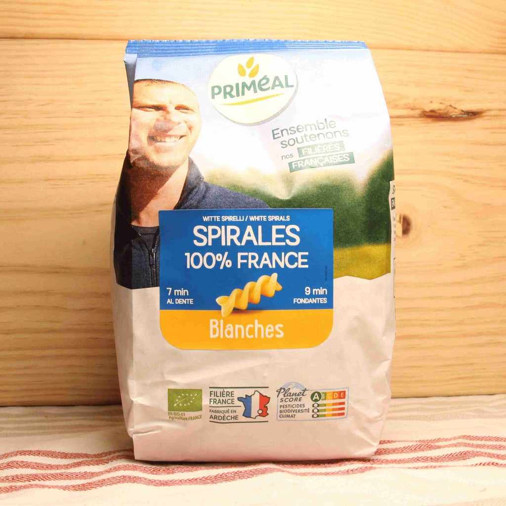 Spirales blanches origine France BIO - 500g Priméal vrac-zero-dechet-ecolo-toulouse