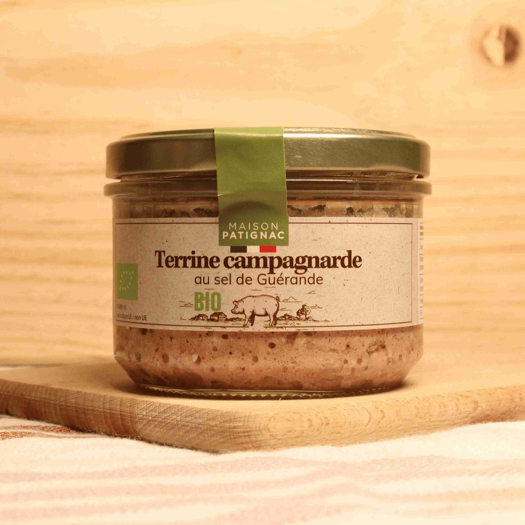 Terrine campagnarde au sel de Guérande BIO - 180g Maison Patignac vrac-zero-dechet-ecolo-toulouse