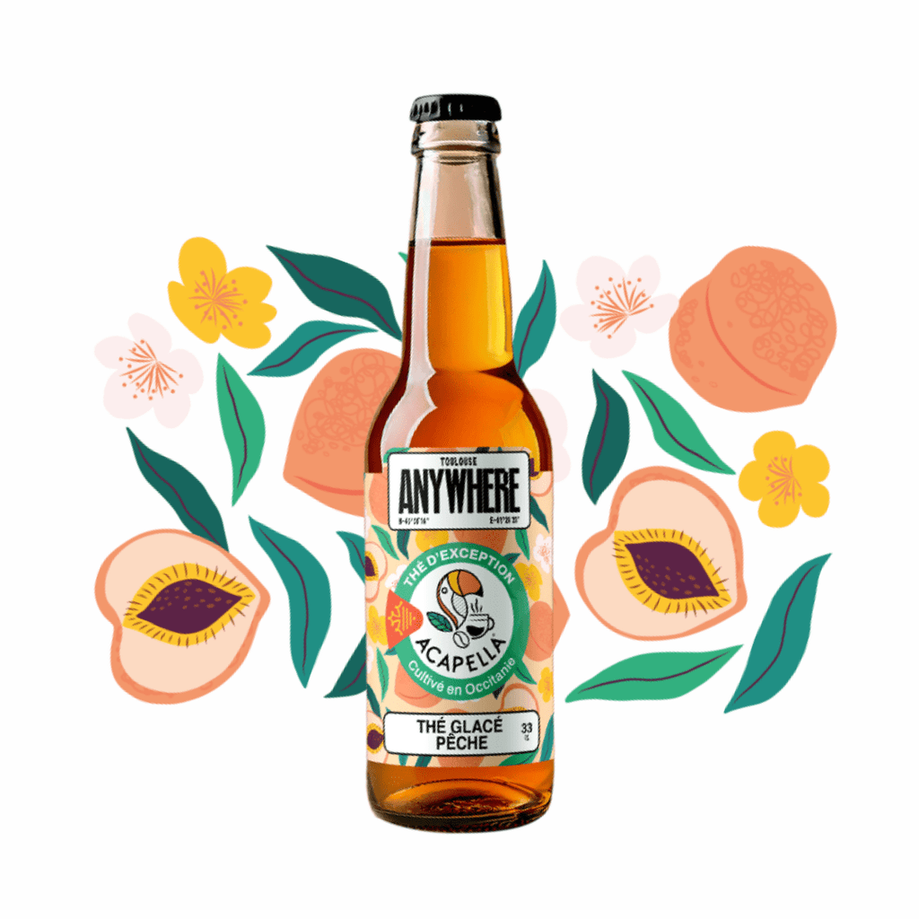 Thé glacé Occitan pêche - 33cl ANYWHERE vrac-zero-dechet-ecolo-toulouse