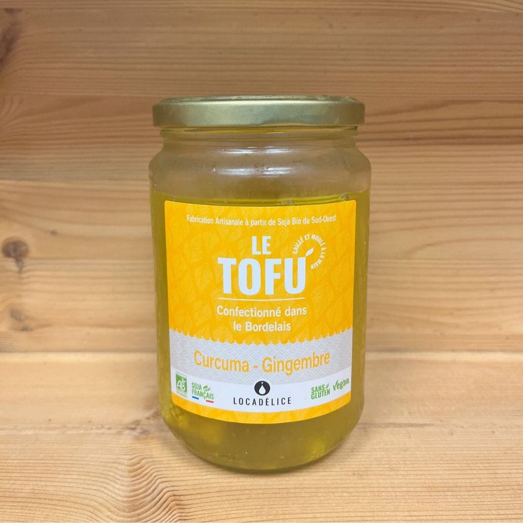 Tofu frais Curcuma Gingembre - 180g Locadélice vrac-zero-dechet-ecolo-toulouse