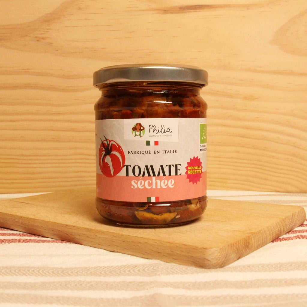 Tomates séchées à l'huile d'olive BIO - 190g net égoutté Philia vrac-zero-dechet-ecolo-toulouse