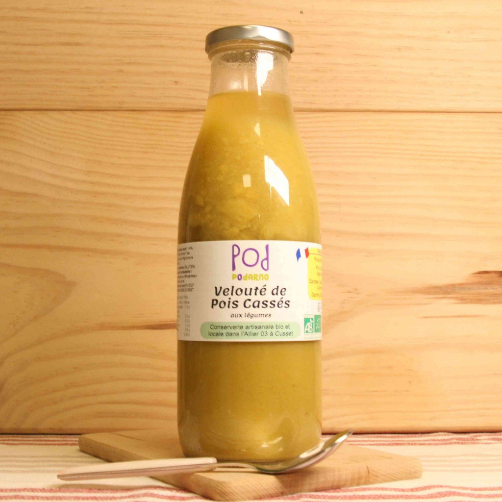 Velouté de pois cassés aux légumes BIO - 75cl Podarno vrac-zero-dechet-ecolo-toulouse