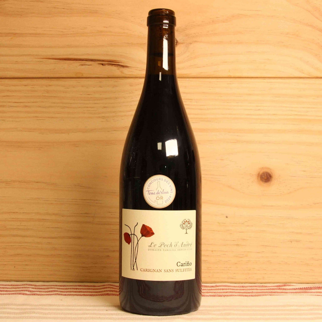 Vin Rouge Cariño Bio - IGP Pays d’Hérault - 75cl Le Pech d'André vrac-zero-dechet-ecolo-toulouse