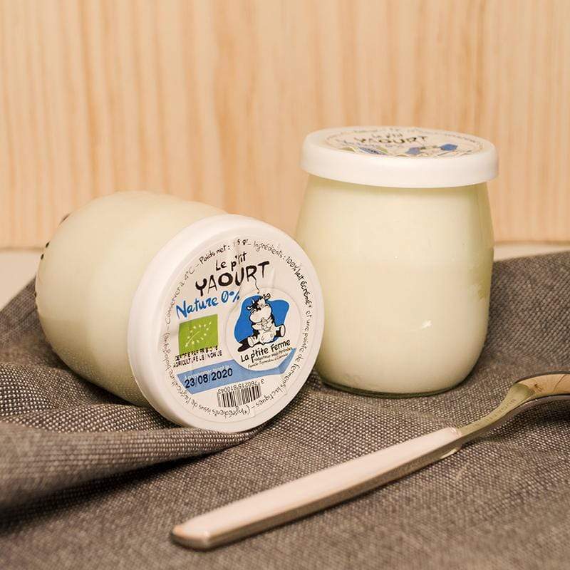 Yaourt 0% BIO - 125g La p'tite ferme vrac-zero-dechet-ecolo-toulouse