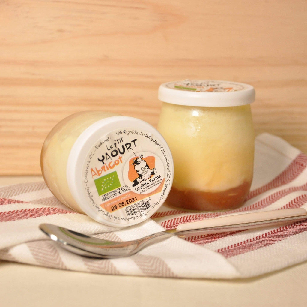 Yaourt aux fruits BIO - Abricot - 125g La p'tite ferme vrac-zero-dechet-ecolo-toulouse