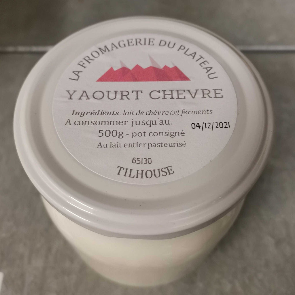 Yaourt de chèvre - 500g Fromagerie du Plateau vrac-zero-dechet-ecolo-toulouse