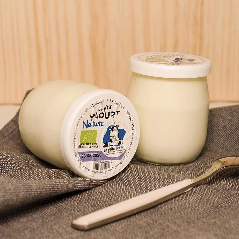 Yaourt nature BIO - 125g La p'tite ferme vrac-zero-dechet-ecolo-toulouse
