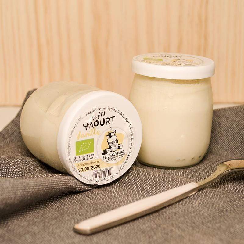 Yaourt vanille BIO - 125g La p'tite ferme vrac-zero-dechet-ecolo-toulouse