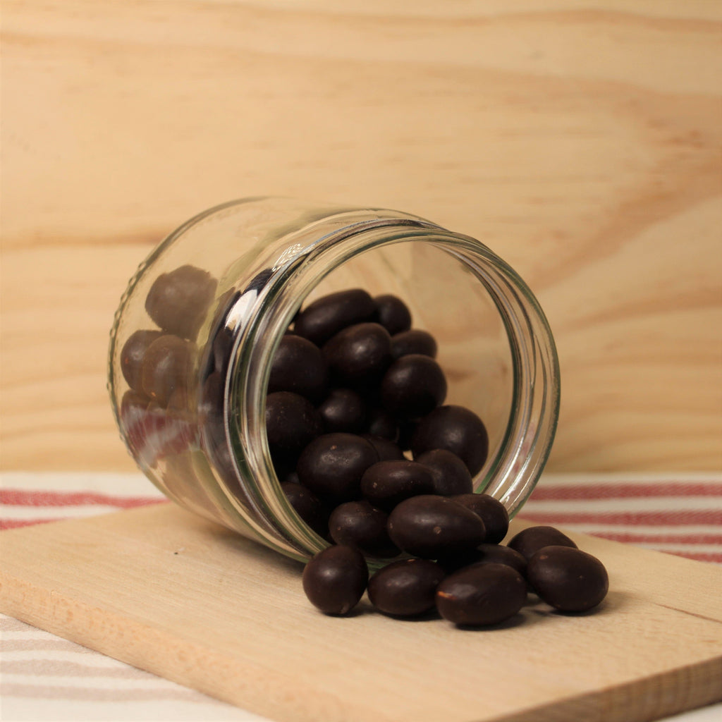 Amandes enrobées chocolat noir BIO - 150g Belledonne vrac-zero-dechet-ecolo-toulouse