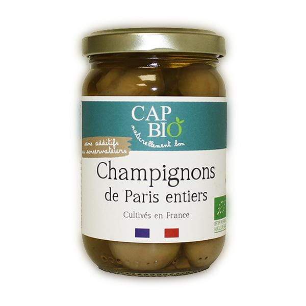 Champignons de Paris entiers BIO - 212mL Cap Bio vrac-zero-dechet-ecolo-toulouse