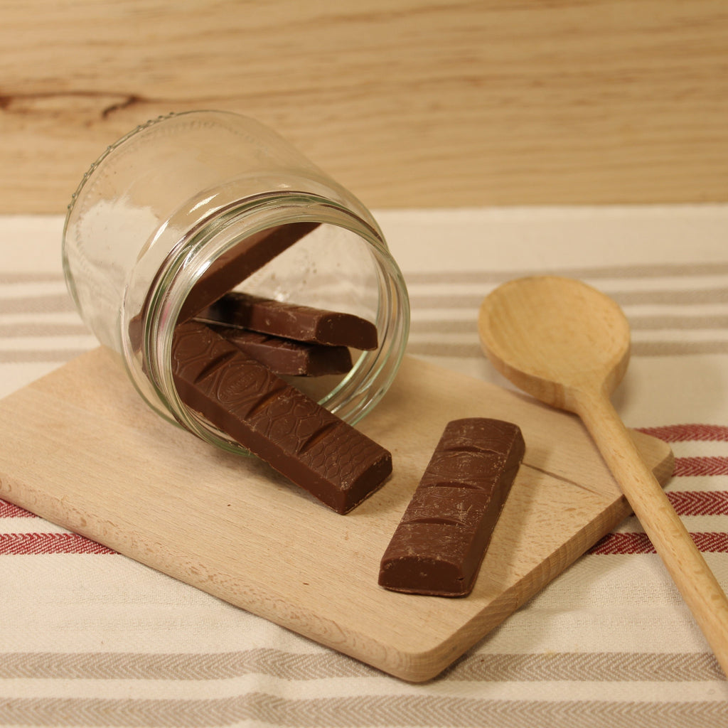 Chokobar chocolat au lait et cœur lacté BIO - 5 pièces - env. 100g Belledonne vrac-zero-dechet-ecolo-toulouse