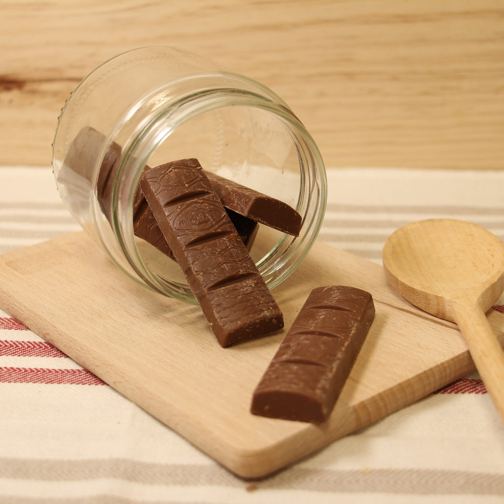 Chokobar chocolat au lait et éclats de noisettes BIO - 5 pièces - env. 100g Belledonne vrac-zero-dechet-ecolo-toulouse