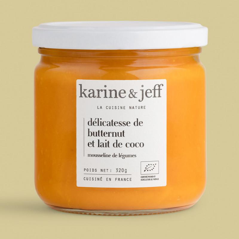 Délicatesse de butternut et lait de coco BIO - 320g Karine & Jeff vrac-zero-dechet-ecolo-toulouse