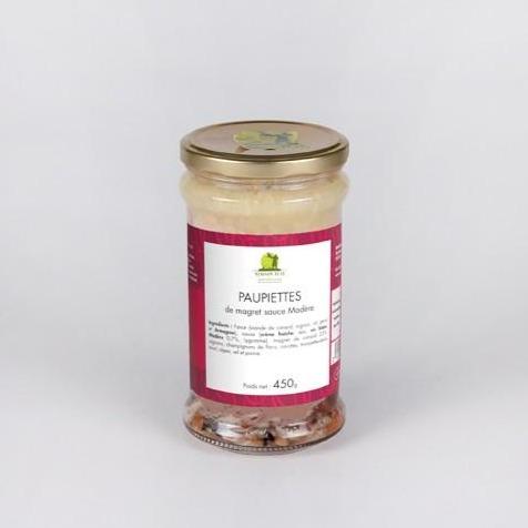Paupiettes de magret sauce Madère - 450g Maison Tête vrac-zero-dechet-ecolo-toulouse