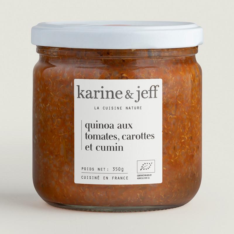 Quinoa aux tomates, carottes et cumin - 350g Karine & Jeff vrac-zero-dechet-ecolo-toulouse