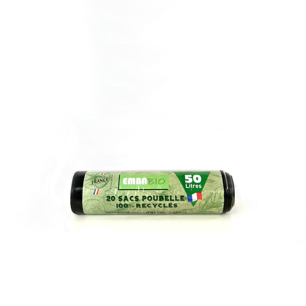 Sacs Poubelle 100% recyclés - 50L - 20pc Relais Vert vrac-zero-dechet-ecolo-toulouse