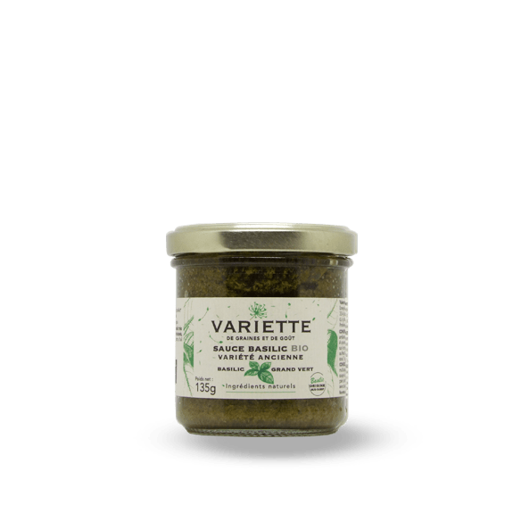 Sauce basilic Bio - 135g Variette vrac-zero-dechet-ecolo-toulouse