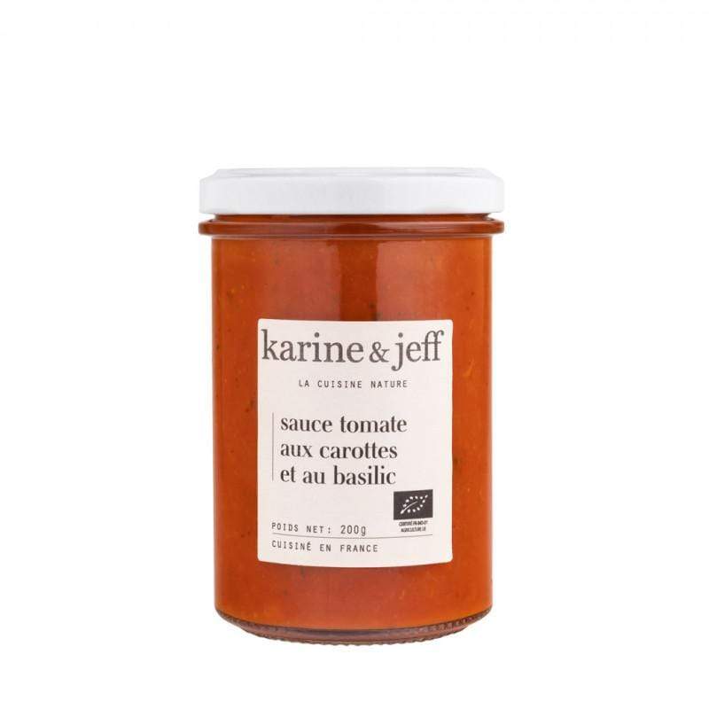 Sauce tomate aux carottes et basilic - 200g Karine & Jeff vrac-zero-dechet-ecolo-toulouse