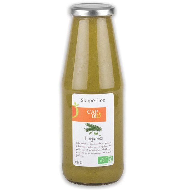 Soupe fine aux 4 légumes BIO - 0,66 L Cap Bio vrac-zero-dechet-ecolo-toulouse
